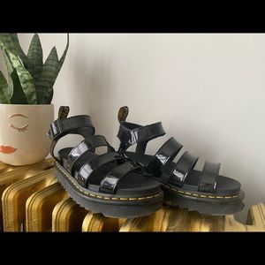 Dr. Marten’s Blaire Patent Leather Sandal